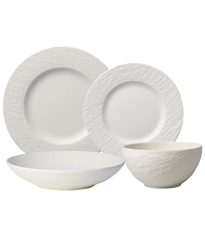 Villeroy & Boch Manufacture Rock 4-Piece Place Setting