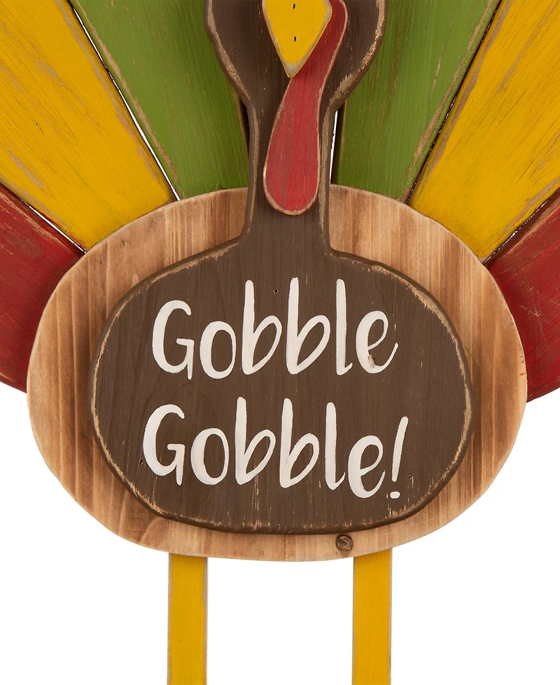 Glitzhome Thanksgiving Turkey Standing Decor
