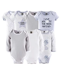 The Peanutshell Baby Boys Newborn Layette Gift Set Girls, Shower Gift Essentials, Blue, Grey