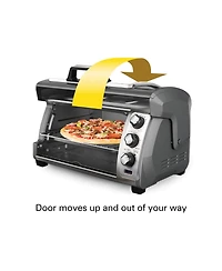 Hamilton Beach Easy-Reach Toaster Oven with Roll-Top Door - 31126D