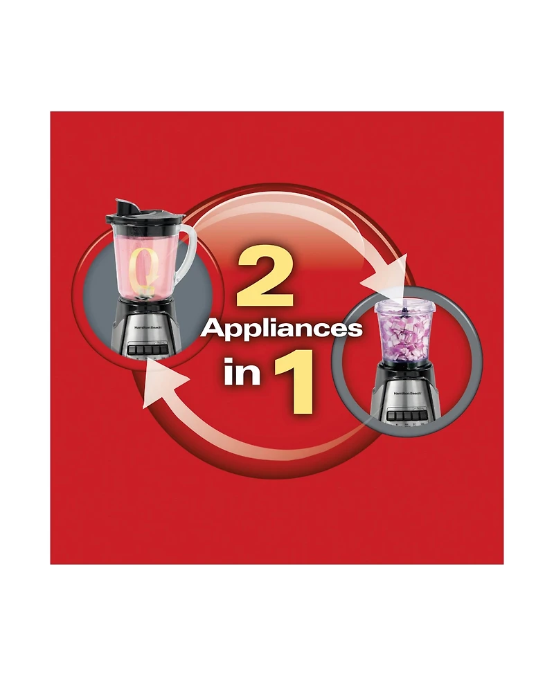 Hamilton Beach 2-in-1 Blender & Food Chopper - 58149