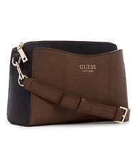 Guess Lyndi Small Triple Compartment Girlfriend Crossbody