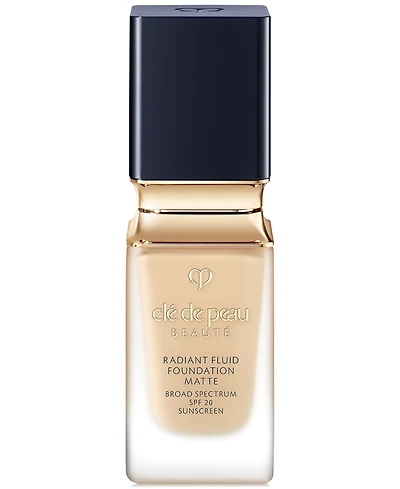 Cle de Peau Beaute Radiant Fluid Foundation Matte Broad Spectrum Spf 20 Sunscreen