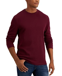 Club Room Men's Thermal Crewneck Shirt