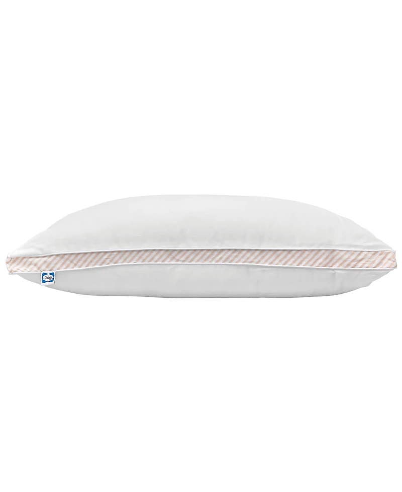 Sealy Medium Support Stomach Sleep Pillow, King
