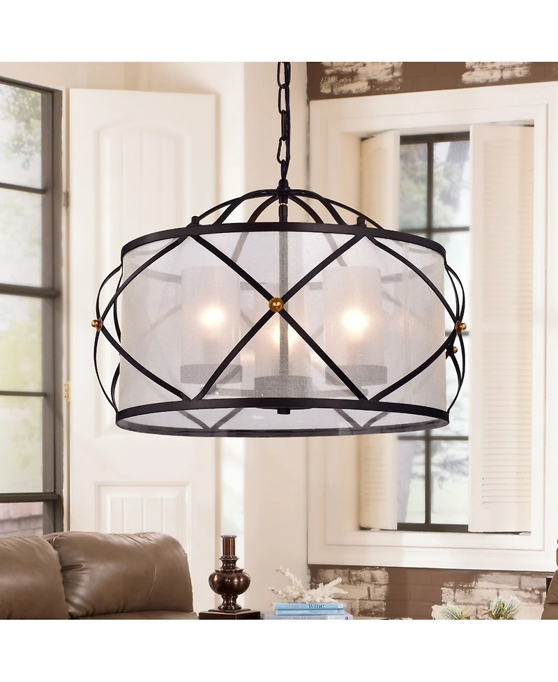 Home Accessories Omolara 24" 3-Light Indoor Pendant Lamp with Light Kit