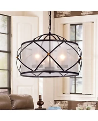 Home Accessories Omolara 24" 3-Light Indoor Pendant Lamp with Light Kit