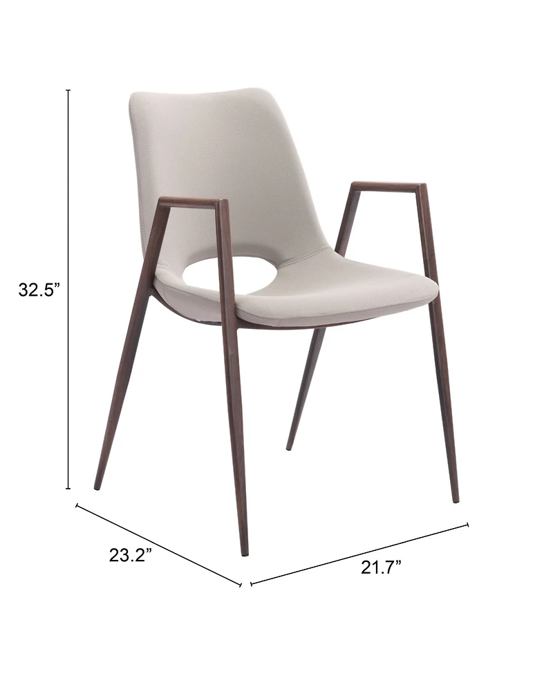 Zuo Desi Dining Chair, Set of 2