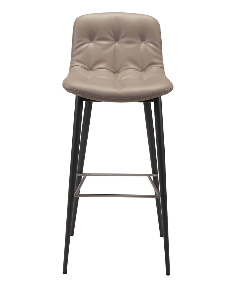 Zuo Tangiers Bar Chair, Set of 2