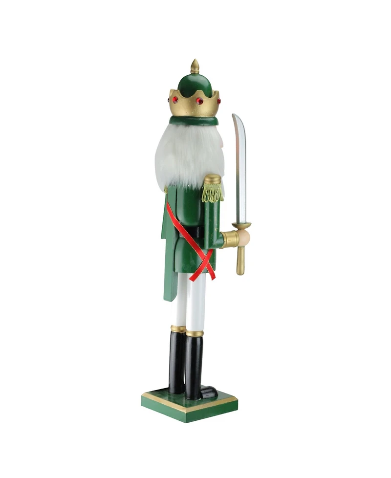 Northlight Gold Tone Christmas Nutcracker King with Sword