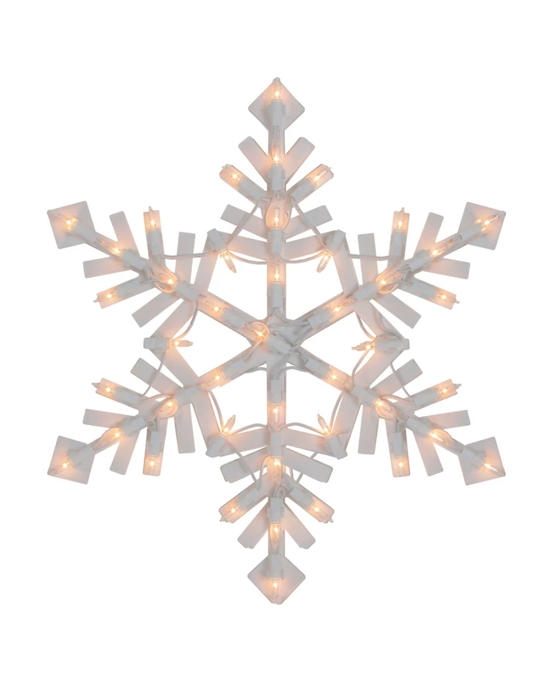 Northlight Lighted Snowflake Christmas Window Silhouette