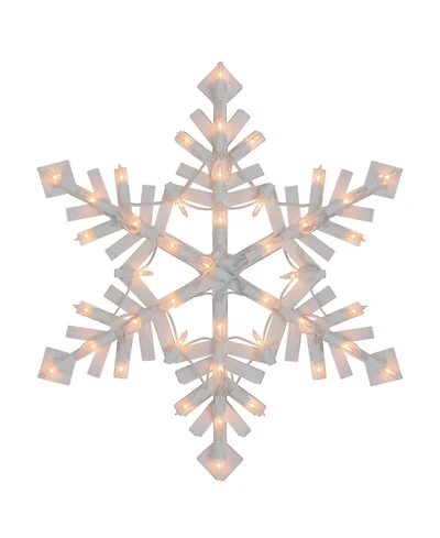Northlight Lighted Snowflake Christmas Window Silhouette
