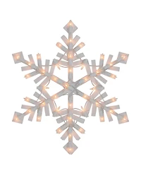 Northlight Lighted Snowflake Christmas Window Silhouette