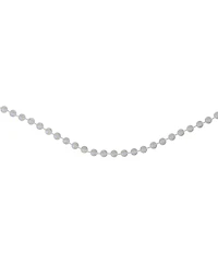 Northlight Mm Shiny Clear Iridescent Beaded Christmas Garland