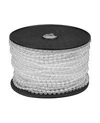 Northlight Unlit Shiny Clear Iridescent Beaded Artificial Christmas Garland