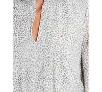 1.state X Jaime Shrayber Printed High-Low Dress