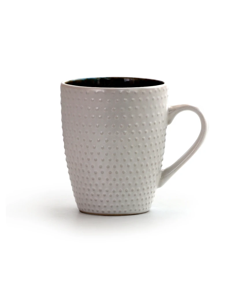 Elama Modern Dot 16 Pc. Dinnerware Set, Service for 4