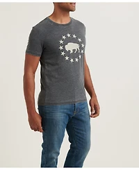 Lucky Brand Men's Buffalo Graphic Crewneck T-Shirt