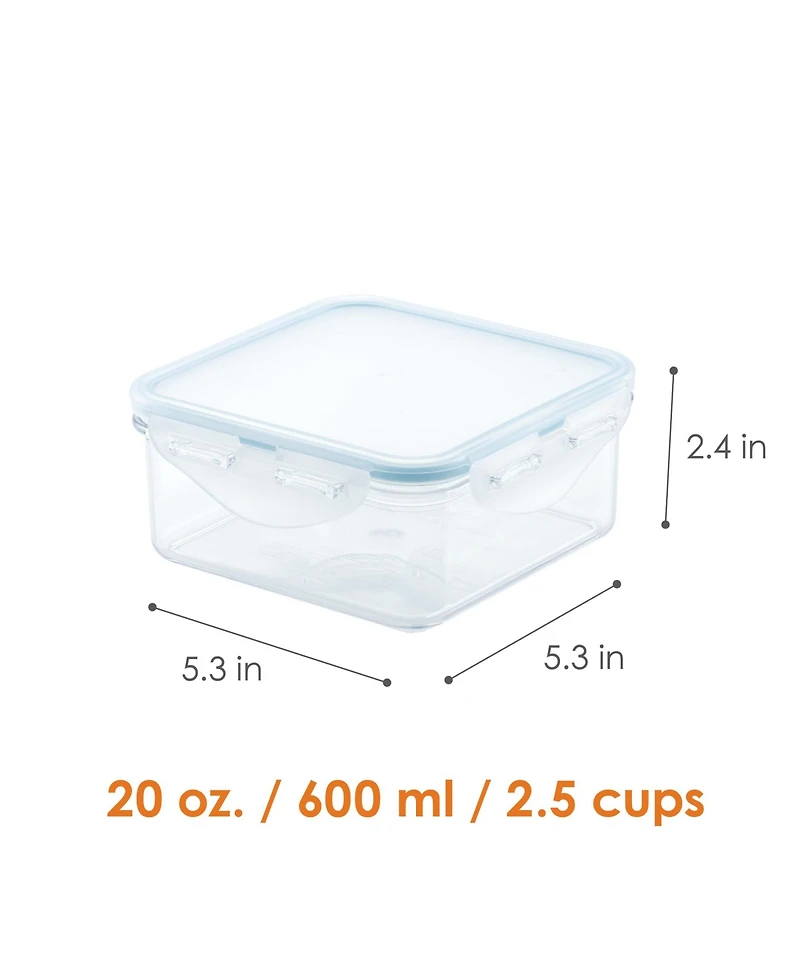 Lock n Lock Purely Better 8-Pc. Square Food Storage Containers, 20-Oz.