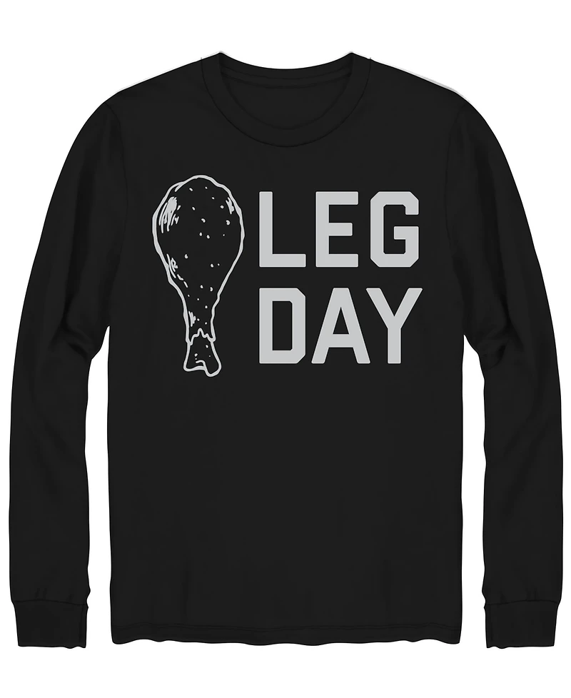 Hybrid Men's Leg Day Long Sleeve T-shirt