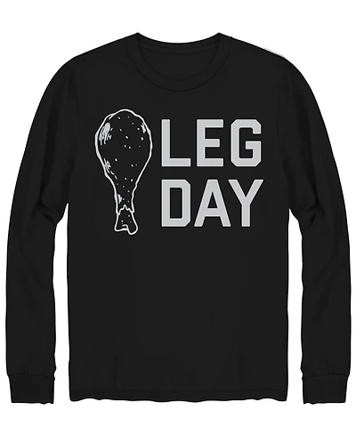Hybrid Men's Leg Day Long Sleeve T-shirt