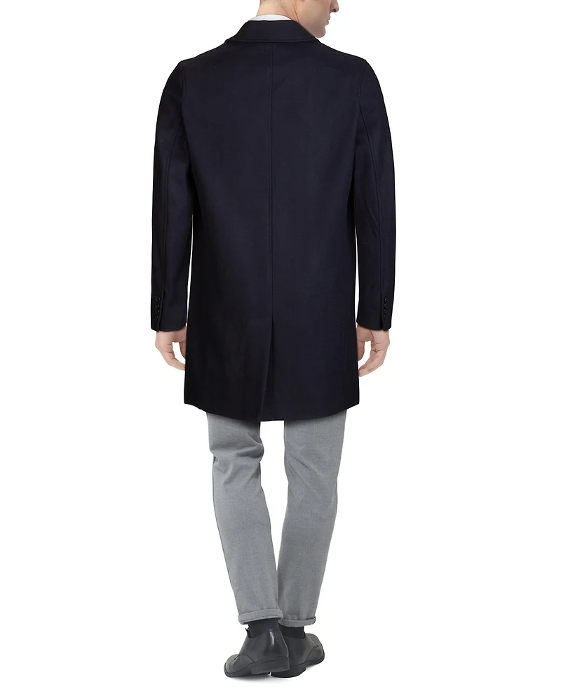 Cole Haan Men's Melton Classic-Fit Topcoat
