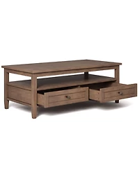 Simpli Home Warm Shaker Solid Wood Coffee Table