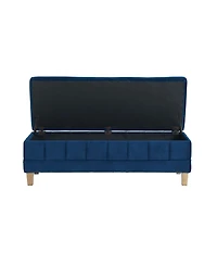 Picket House Furnishings Jude Tufted Storage Ottoman