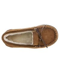 Isotoner Signature Women's Sage Genuine Suede Moccasin Slippers