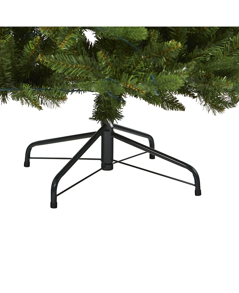 Nearly Natural New Hampshire Fir Artificial Christmas Tree with 150 Led Lights