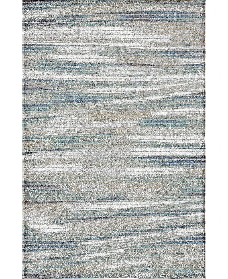 Closeout! Portland Textiles Urban Exposure Shamoli Blue 5' x 7'6" Area Rug
