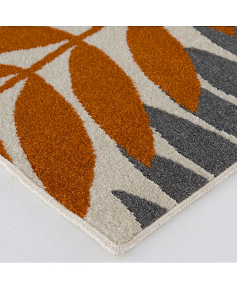 Closeout! Portland Textiles Tropicana Blythewood White 3'3 x 5' Outdoor Area Rug