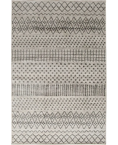 Closeout! Portland Textiles Corfu Alvis Bone 6'6" x 9'6" Area Rug