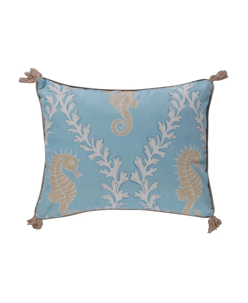 Levtex Kailua Quilted TasselDecorative Pillow, 14" x 18"