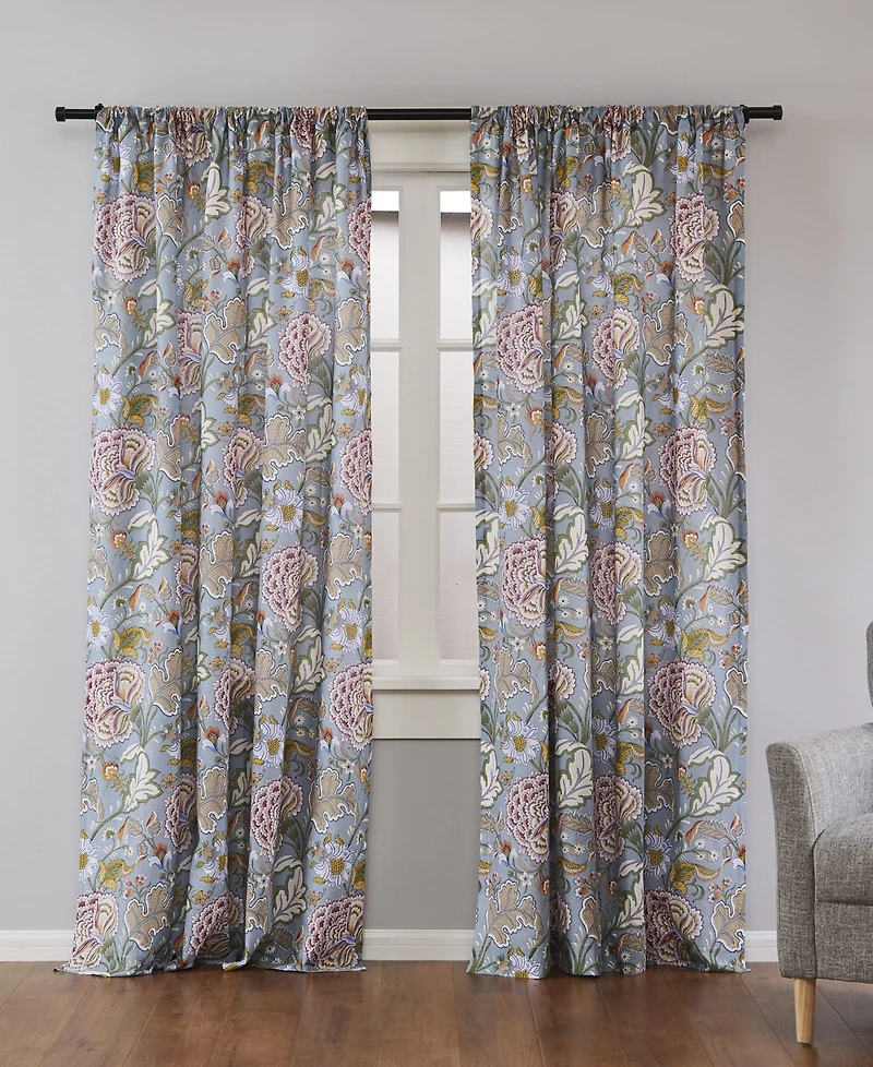 Levtex Angelica Spring Jacobean Floral 2-Pc. Drape Panel Set