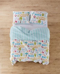 Homthreads Beach Days Quilt Set