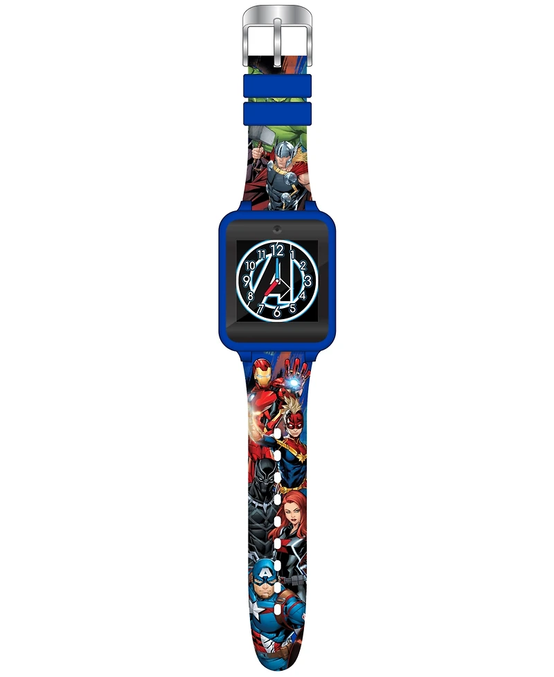 Accutime Kid's Avengers Silicone Strap Touchscreen Smart Watch 46x41mm