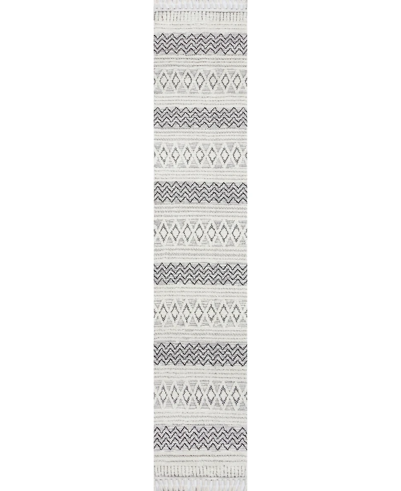 Momeni Odessa Ode-4 Gray 2'3" x 10' Runner Rug