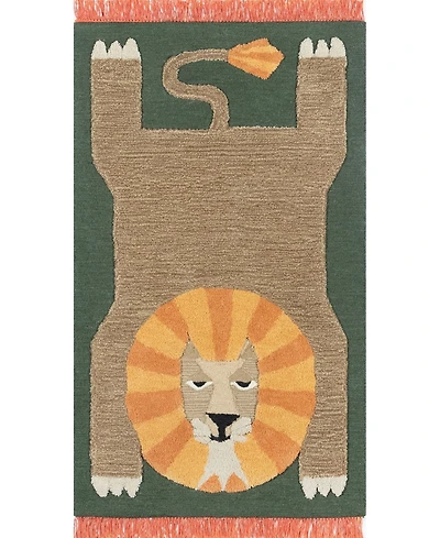 Momeni Atticus Atc-1 Green 5' x 7' Area Rug
