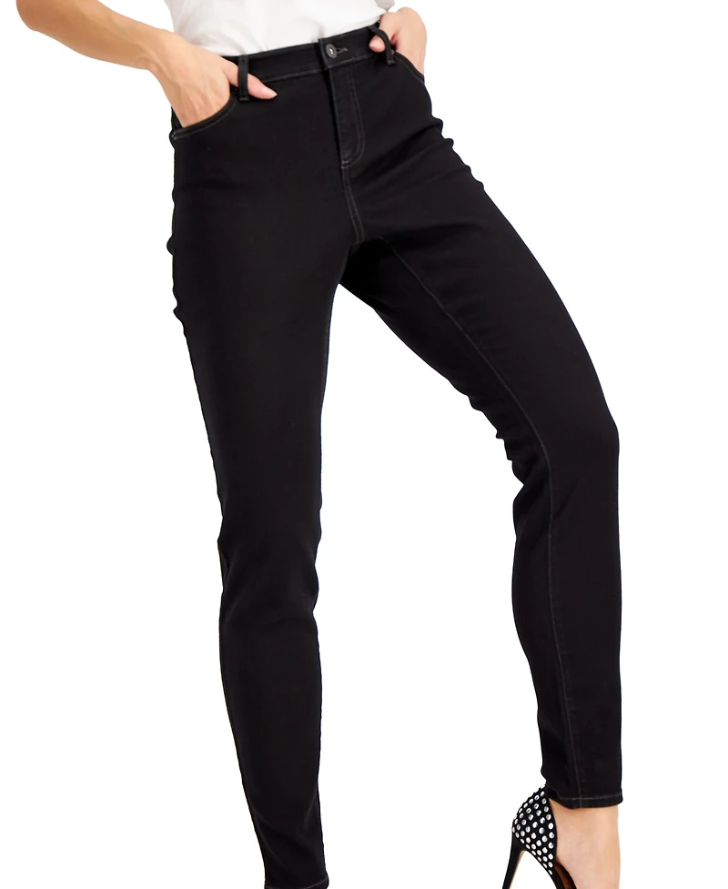 I.n.c. International Concepts Women's Curvy Mid Rise Skinny Jeans