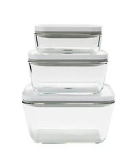 Zwilling Fresh & Save Assorted 3-Pc. Glass Rectangular Vacuum Box Set
