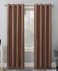 Duran Thermal Insulated 100% Blackout Grommet Curtain Panel