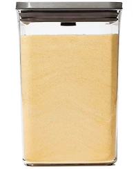 Oxo Steel Pop Big Square Medium 4.4-Qt. Food Storage Container