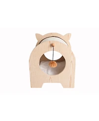 Armarkat Real Wood Model S1203 Premium Wood Cat Hideaway