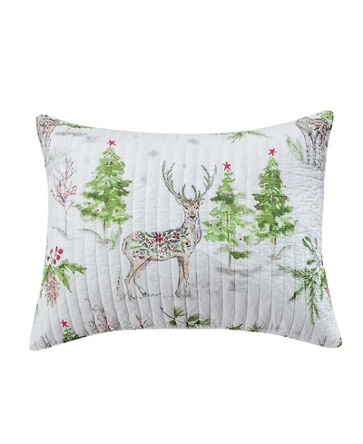 Levtex Sleigh Bells Quilted Sham, Standard