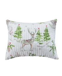 Levtex Sleigh Bells Quilted Sham, Standard