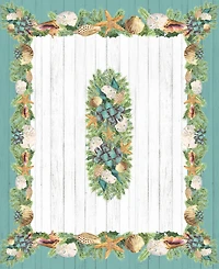 Laural Home Christmas By The Sea Tablecloth