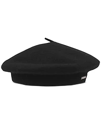 Michael Michael Kors Women's Bar Logo Felt Beret Hat