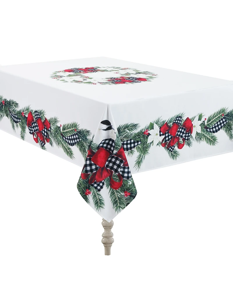 Laural Home Christmas Trimmings Tablecloth