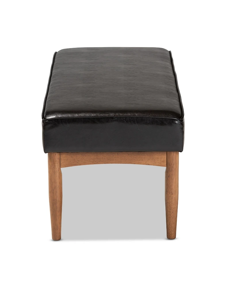 Arvid Mid-Century Modern Dining Bench